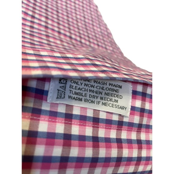 Kirkland Signature Slim Fit MEN’S 16.5-34 Button Down Shirt Long Sleeve - Picture 6 of 7